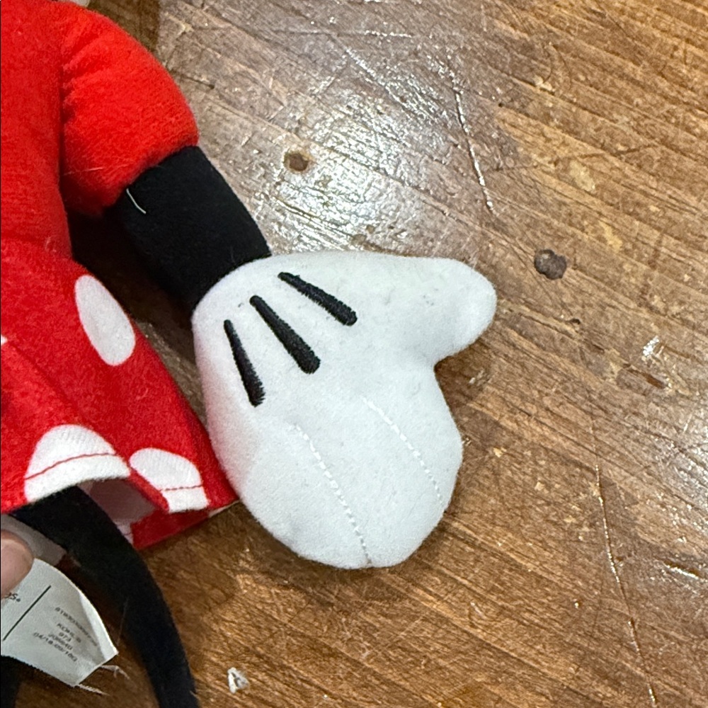 Disney Minnie Mouse Plush Toy - Red and Yellow - Picture 6 of 9
